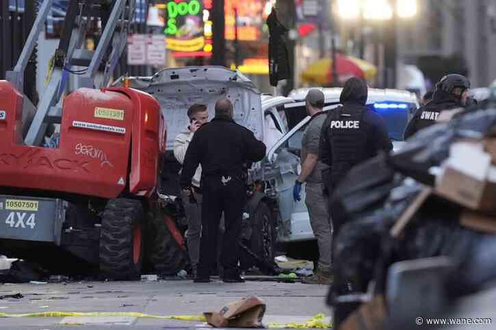 Driver rams New Year's revelers in New Orleans, killing 10; FBI doesn't believe he acted alone