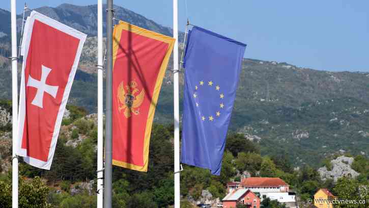 An armed man kills at least 10 people, including 2 children, in a shooting rampage in Montenegro