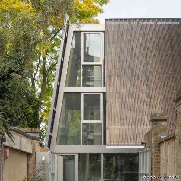 Gianni Botsford Architects adds trapezoidal home to Norman Foster extension