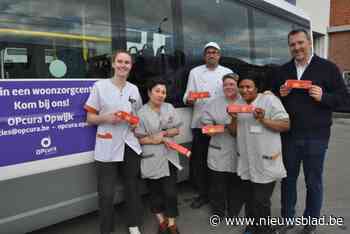 Woonzorgcentrum ‘De Oase’ zet bussen in voor zoektocht naar nieuw zorgpersoneel: “Onze vacatures raken moeizaam ingevuld”