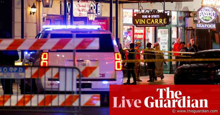 New Orleans: local authorities say they believe ‘multiple people are involved’ in attack – latest updates