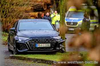 Geldautomat gesprengt: Mutmaßliche Täter verunglücken auf der Flucht