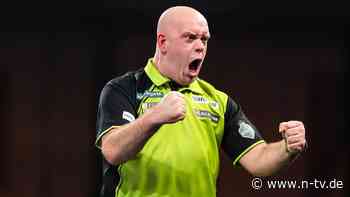 MvG und Littler bei der Darts-WM: "König" und "Prinz" haben Traumfinale fest im Blick