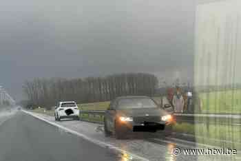 Hagelbui zorgt voor slippartijen op E313 tussen Bilzen en Diepenbeek