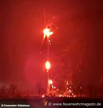 Brennt Windkraftanlage