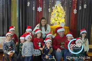 Kleutertjes van wijkschool in Oud-Winterslag geven kerstconcert