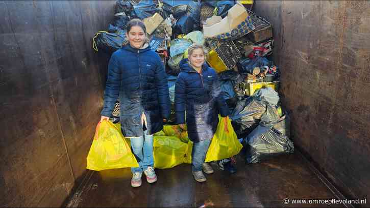 Zeewolde - Minder vuurwerkafval opgehaald in Zeewolde