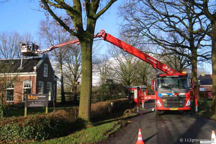 Schoorsteenbrand in Zuidlaarderveen