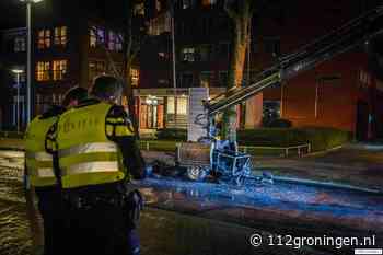 Veel branden en kleine `oudejaarsbrandjes` en vuurwerk in Groningen (Video)