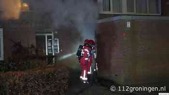 Schuurbrand Dukdalf Groningen, forse rookontwikkeling