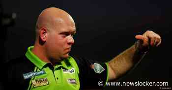 Van Gerwen zakt iets in na ijzersterke start, Dobey pakt derde set in halve finale