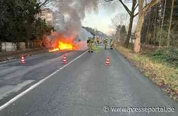 FW-EN: Fahrzeugbrand auf Dortmunder Landstraße