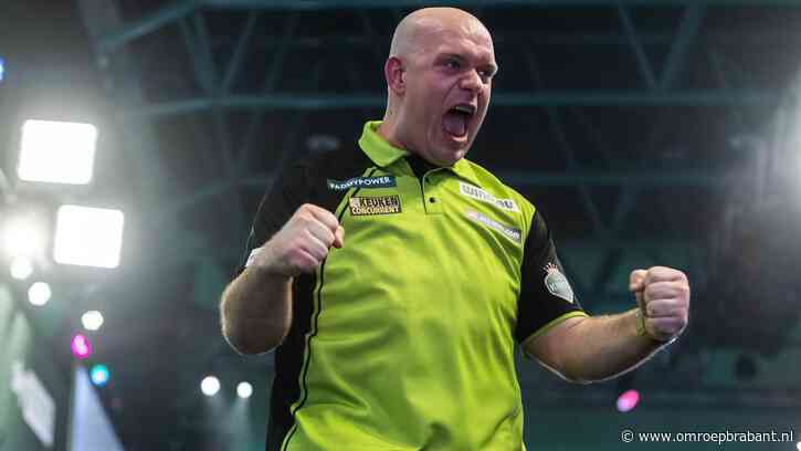 Michael van Gerwen overtuigend naar zevende WK-finale
