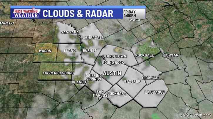 Plenty of clouds, but slowly warming