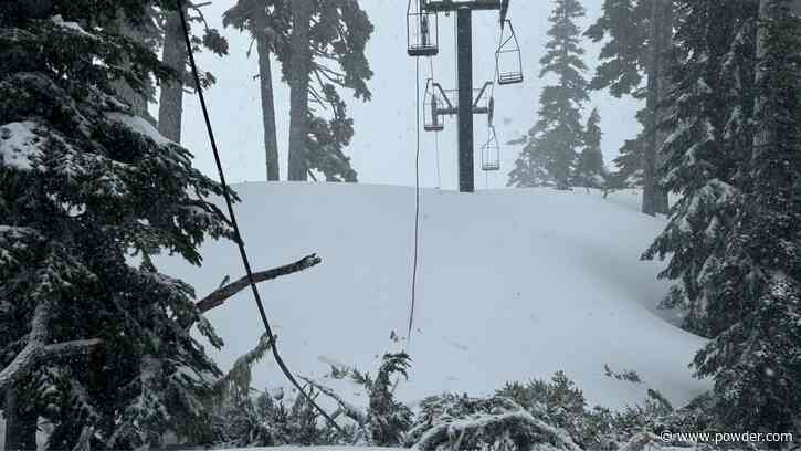 Tree Falls on Popular Chairlift at Oregon Ski Resort