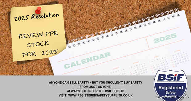 Businesses urged to review PPE stock for the year ahead