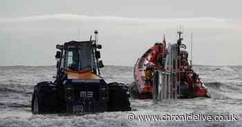 RNLI Cullercoats warns of dangers of cold water after first call out of the year