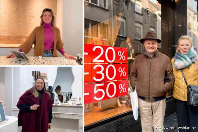 Eerste soldendag in Lier geen grote overrompeling: “Een korting van 50 procent zou mooi zijn, maar hoger is nog beter”