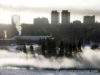 Edmonton weather: Weekend cold snap brings -34 wind chill