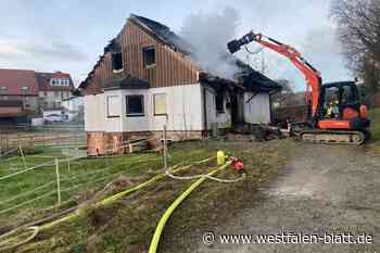 Abgebranntes Wohnhaus in Warburg schon einmal Opfer von Brandstiftung