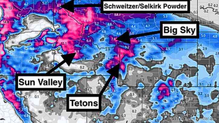The Snow Faucet Is On— 20+ Inches Forecasted for Oregon and Idaho
