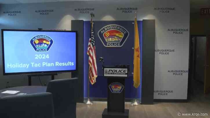 Albuquerque Police Department speaks on 2024's holiday crime operation