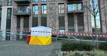 RECAP as crime scene and forensics tent erected outside Wembley flats