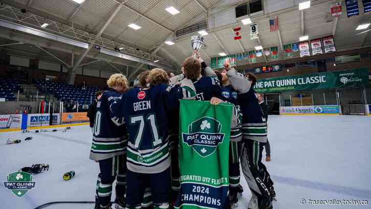 Abbotsford squads win their divisions at Pat Quinn Classic minor hockey tournament