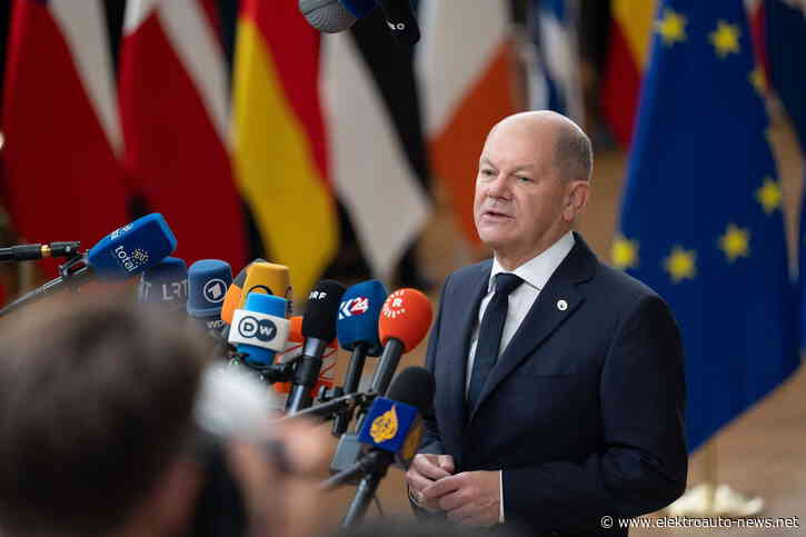 Scholz fordert bessere E-Auto-Förderung auf EU-Ebene