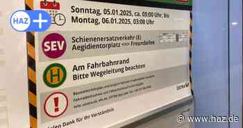 Hannover: Ersatzverkehr und Umleitung für die Üstra-Linien 4, 5, 6 und 11