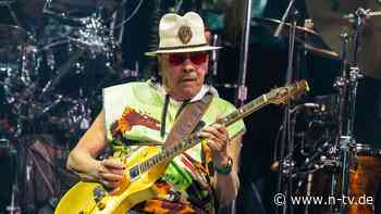 Konzertreihe abgesagt: Carlos Santana bricht sich den Finger