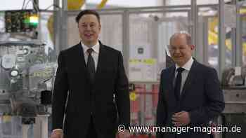 Bundeskanzler Olaf Scholz über Tesla-Chef Elon Musk: „Da muss man cool bleiben“