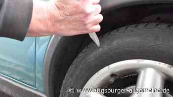 Reifenstecher am Erholungsgelände in Eching