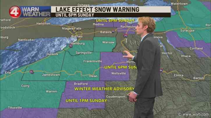 Turns even colder this weekend, local lake-effect snow