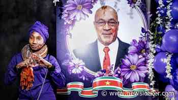 In beeld | Surinamers herdenken Bouterse met dans, muziek en rouwstoet