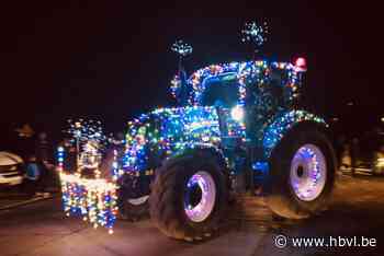 Honderdvijftig verlichte tractoren zorgen in januari nog voor kerstsfeer in Riemst