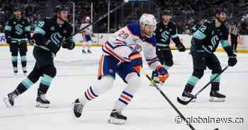 Oilers use fast start to beat the Kraken 4-2 for their 3rd straight victory