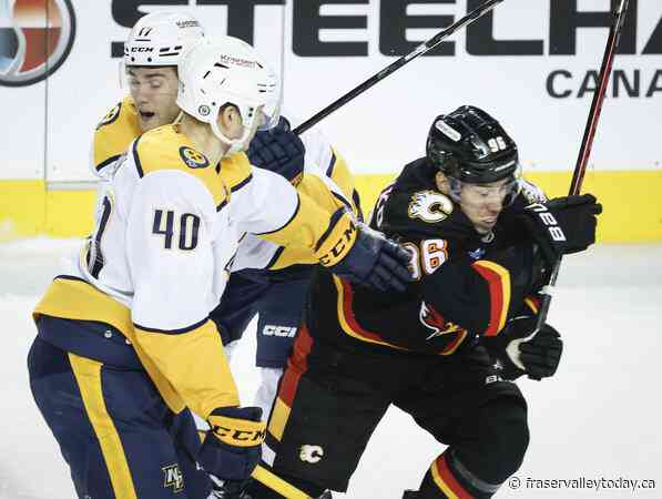 Kuzmenko’s costly penalties overshadow return to Flames’ lineup