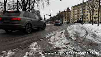 Ungeräumte Straßen in der Innenstadt bis in den Vormittag hinein