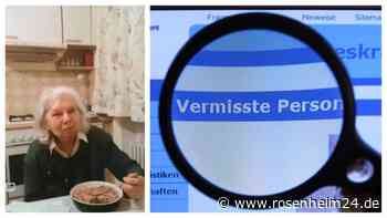 Dame (75) aus Rosenheim vermisst: Wer kann Hinweise geben?