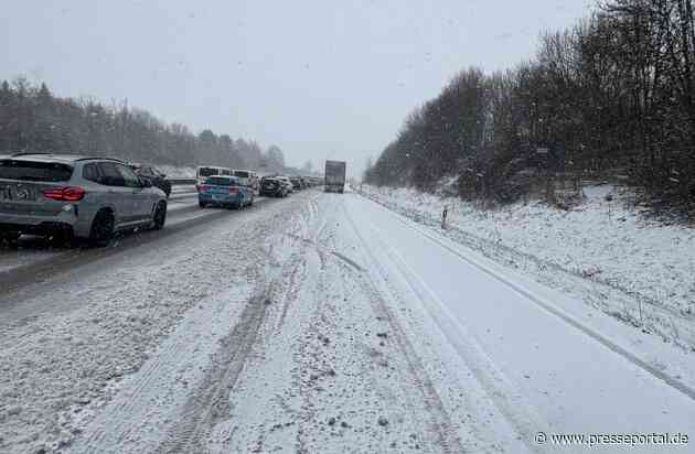 API-TH: Zahlreiche Verkehrsunfälle auf Thüringens Autobahnen nach erneutem Wintereinbruch