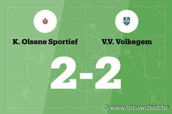VV Volkegem B speelt gelijk in uitwedstrijd tegen Olsene Sportief