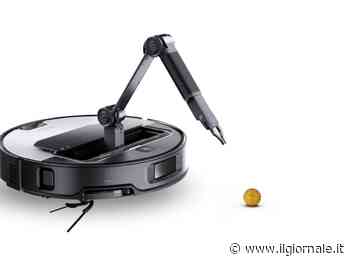 Al Ces 2025 un robot aspirapolvere con braccio retrattile