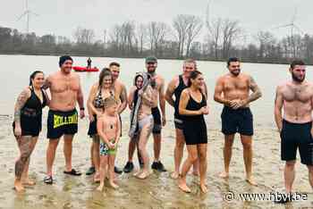 Slecht weer, maar toch 150 nieuwjaarsduikers in Beringen: “Het water was wel maar 5 graden”