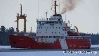 Icebreaker expected to arrive in Southern Georgian Bay