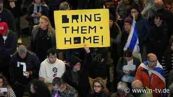 Bei "Gefangenenaustausch": Hamas in "erster Phase" bereit zur Freilassung von 34 Geiseln