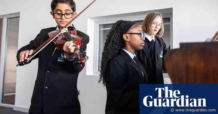 Banging the drum for music education: the UK school run with an orchestra