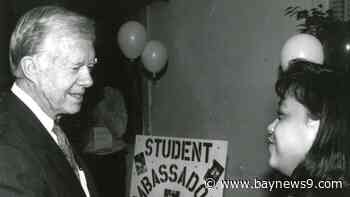 Stetson University community reflects on President Jimmy Carter's visit to campus in 1992