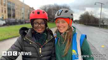 Donated bikes help refugees feel better connected