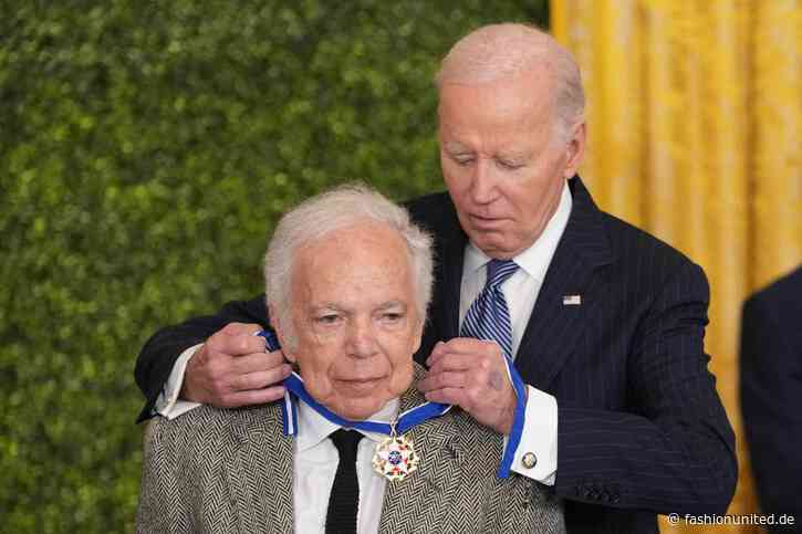 US-Präsident Biden ehrt Ralph Lauren und Anna Wintour mit Freiheitsmedaille